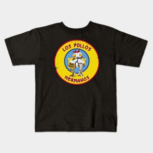 Los Pollos Hermanos // Retro Style Design Kids T-Shirt